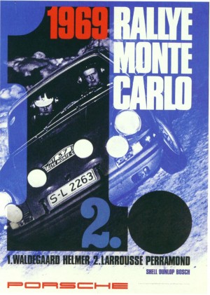 1969 Rallye Monte Carlo poster